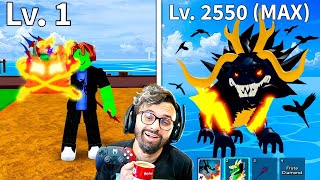 🔥🐉Blox Fruis Do Nível 1 ao 2550 com Apenas ITENS de DRAGÃO FILME COMPLETO 🎬💥 [upl. by Sigfried538]