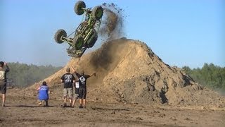 First mud truck back flip ever Cory Rummell in Going Deep [upl. by Eimac]