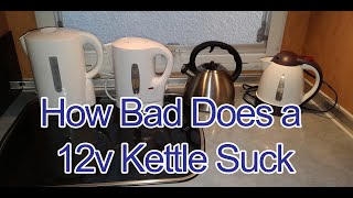 How bad does a 12volt kettle suck [upl. by Ydderf]