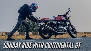 SUNDAY RIDE WITH CONTINENTAL GT 650 🔥 CRAZY REACTIONS ON ROAD 🤩 [upl. by Charis]