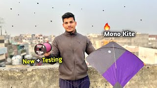 🔥New  Testing Mono Kite  Kite Cutting  Kite Flying  Kite [upl. by Osugi596]