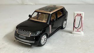 Unboxing Range Rover Black colur scale model  Diecast Collection [upl. by Naiviv]