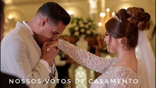 NOSSOS VOTOS DE CASAMENTO  Valesca Mayssa amp Sidney Almeida [upl. by Eserahs]