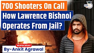 How Lawrence Bishnoi Continues To Operate His Gang Despite Being In Jail  Explained [upl. by Aizek]