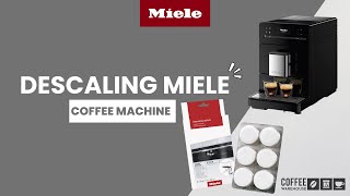 How to descale Miele Coffee Machine  Coffee Warehouse [upl. by Neliak728]