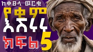 Amharic Audio bookየቂም እሽሩሩ ትረካ 5ETHIOPIAN AMHARIC Audio Book Narration yopethio [upl. by Neetsirk]