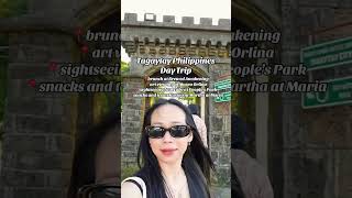 Quick Tagaytay getaway Philippines travelphilippines shorts fyp travel Tagaytayitinerary [upl. by Joo152]