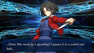 FateGrand Order  Ryougi Shiki Assassin Summon Voice line [upl. by Adiene371]