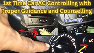 Car AC Regulatorin Each PortUses Different Functions and how to Use AC Related Buttons switches [upl. by Farmer]