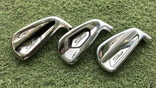 Titleist 718 AP3 v AP2 v AP1 Iron Comparison [upl. by Egiedan]