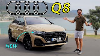 2024 Audi Q8 SLine 30 V6 driving REVIEW [upl. by Harland]