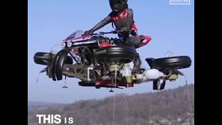 The Worlds First Flying Motorcycle  Lazareth LMV 496 by Arun belur [upl. by Eila]