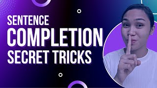 Secret Sentence Completion Tricks to Use on ANY English Exam [upl. by Egiap]