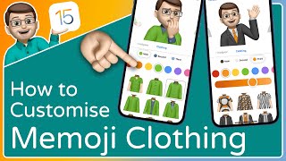 How to Customise your Memoji Clothing [upl. by Fortuna614]