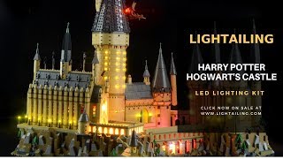 LEGO Harry Potter Hogwarts Castle 71043 LED Light Kit Lightailing [upl. by Viguerie45]