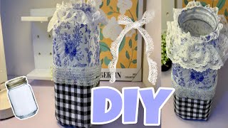 Create with me a wonderful decor from glass boxes 🫙diy ideas [upl. by Schrick]