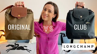 Longchamp Le Pliage Backpack Original VS Club  Wear and Tear  Pros and Cons  Foldable and Compact [upl. by Irby]