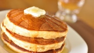 How to Cook Impossibly Fluffy Whole Wheat Buttermilk Pancakes from Scratch [upl. by Ahsil]