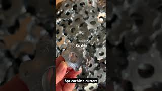 Scarifiers drum 6pt carbide TCT cutters scarifierscarbide scarifiers surfacepre millingcutters [upl. by Slinkman]