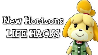 ANIMAL CROSSING LIFE HACKS Animal Crossing New Horizons [upl. by Ekaj]