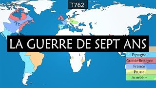 La guerre de Sept Ans  Résumé sur cartes [upl. by Mylander]