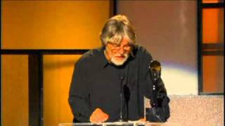 Bob Seger accepts award Rock and Roll Hall of Fame and Museum inductions 2004 [upl. by Ferretti]