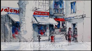 Less is More  Watercolor Lesson with Karlyn Holman [upl. by Anallise]