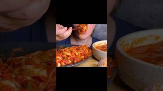 Italian pasta arrabbiata and peperonataWatch FULL VIDEO mukbang asmr eatingsounds pasta [upl. by Tidwell]