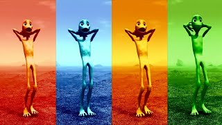 Alien dance VS Funny alien VS Dame tu cosita VS Funny alien dance VS Green alien dance VS Dance song [upl. by Iggep]