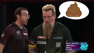 Simon Shilock Incident at the UK Open 2024 💩 darts [upl. by Akienaj]