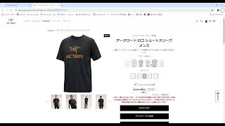 アークテリクスTシャツ即完売＃アークテリクス [upl. by Leinahtan]