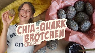 ChiaQuarkBrötchen I Low Carb Brötchen I LECKER [upl. by Aniahs]