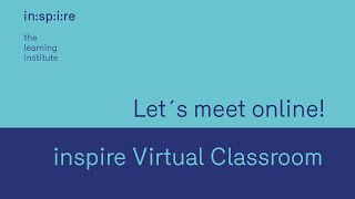 inspire Virtual Classroom Demo [upl. by Vaclav529]