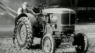 Die Mechanisierung der Landwirtschaft Historischer Werbefilm [upl. by Klingel]