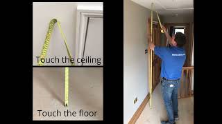 How to measure ceiling height for loft ladder [upl. by Eusadnilem]