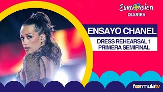 CHANEL en el Dress Rehearsal de la Semifinal 1 de EUROVISIÓN 2024 con DECLARACIONES [upl. by Dell]