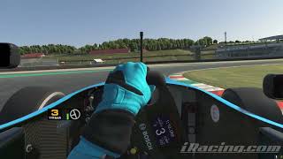 iRacing Onboard Lap Dallara F3 at Mugello 24S1 MOZA Racing Series [upl. by Eetsirk]