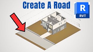 Revit Architecture Tutorial How To Model A Road [upl. by Wivinia872]