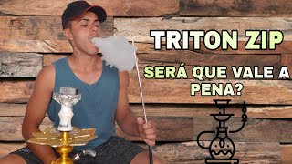 REVIEW MEU NOVO NARGUILE  TRITON ZIP [upl. by Hoffer]