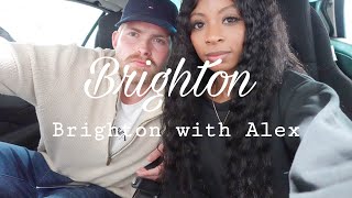 BRIGHTON TRIP WITH ALEX 💕  TRAVEL VLOG 🌸 [upl. by Nabla]