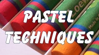 pastel drawing painting techniques [upl. by Ayhdnas]