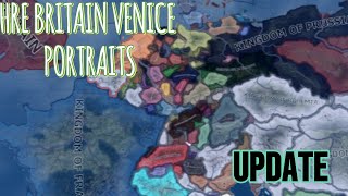 HOI4 portraits for the HRE Venice and Britain update quotthe extended timeline mod 14442024quot [upl. by Calie]