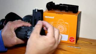 Canon BGE13 Battery Grip for Canon EOS by Neewer Review and Demo [upl. by Seamus]