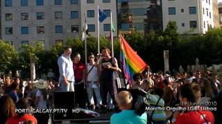 Discurso Panteras Rosa  Marcha do Orgulho LGBT de Lisboa 2010 [upl. by Niltiak941]