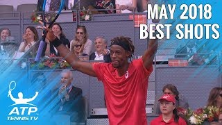 Top 20 ATP Tennis Shots From May 2018 [upl. by Uehttam]