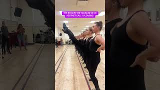 This is so pleasing radiocitymusichall rockettes dancerehearsal aesthetic [upl. by Tihw]