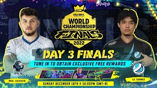 Call of Duty® Mobile  World Championship 2022  Grand Finals  Day 3 [upl. by Wendel]