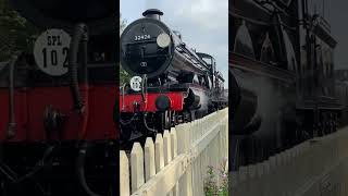 LBSC H2 424 32424 beachy head running round its train the bluebell railway [upl. by Omoj]