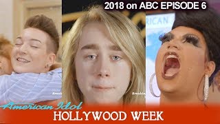 American Idol 2018 Hollywood Week Round 1 Tearful End for Griffin Tucker amp Happy for Ada Vox [upl. by Novihs]