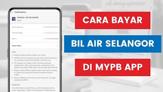 Cara Bayar Bil Air Selangor Dari Akaun Public Bank Melalui Aplikasi MyPB Secara JomPAY l PB engage [upl. by Ariait]